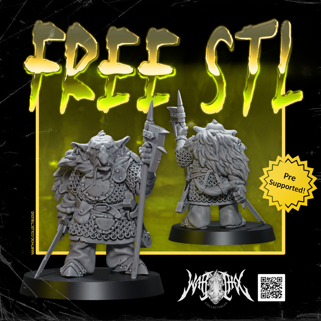 Free STL - Unhelmed Chief Gobbo